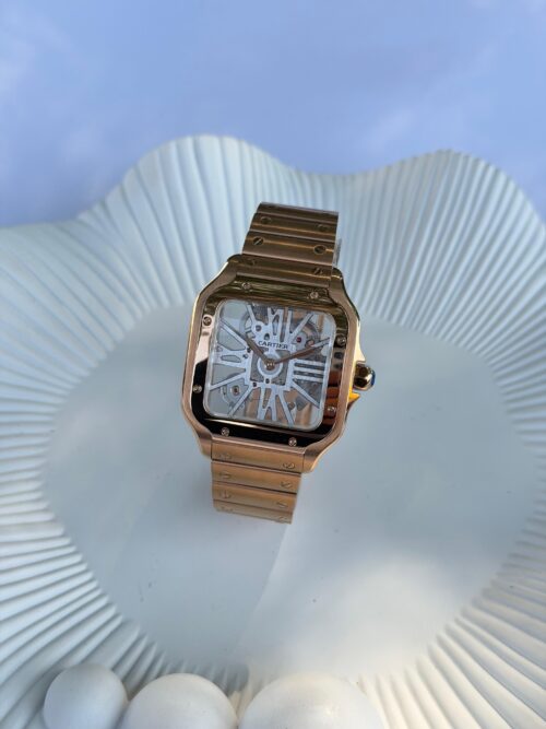 Cartier Rose Gold Skeleton